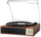 Record Player, VOKSUN Bluetooth Vinyl Turntable with Built-in Stereo Speaker Belt-Driven Vintage Phonograph Record Player Vinyl Player, 3 Speed Turntable with Digital Encoder, USB, RCA, Aux IN, Wooden