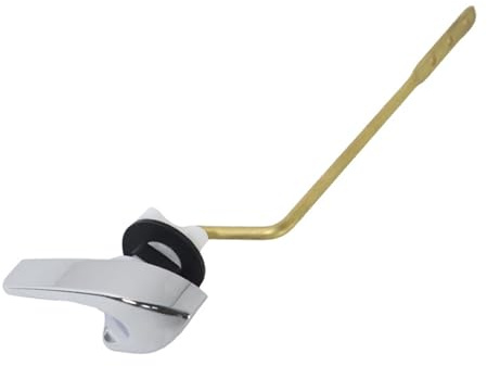 Mango de inodoro de montaje frontal, fácil de descargar, repuesto de fácil instalación, accesorios de baño para la mayoría de inodoros de repuesto