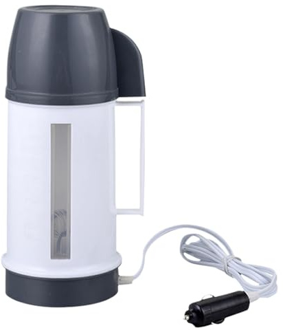 Hervidor De Agua Eléctrico - 12/24V Hervidores Portátiles | Hervidor De Agua Para Coche,Para Viajes Por Carretera Camping Diario Viajes Coche Aire Libre Desplazamiento Al Trabajo Conducción