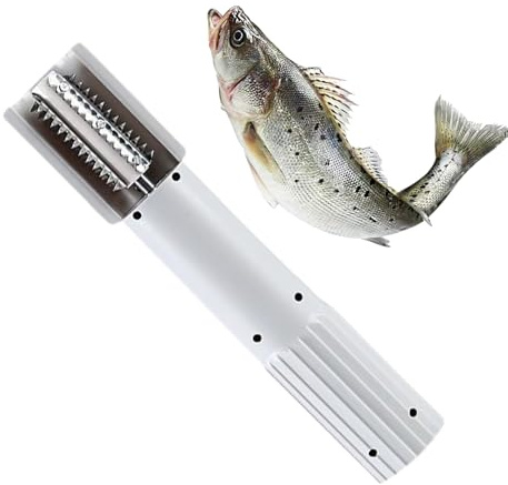 Squamatore Per Pesce - Rasoio Elettrico Ricaricabile Per Squame,Attrezzo Senza Fili Impermeabile per Pulire Scrostare Pesce,Pulizia Gatto