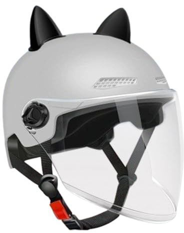 Casque de Scooter | Accessoires d'équitation réglables, Casque de déplacement avec visière, pour Hommes et Femmes, vélo, Moto, vélo, Skateboard, Scooter