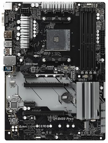 pc motherboard B450 PRO4 BOX Fit For ASROCK Kit Motherboard ATX B450 Support CPU Ryzen 5/7/3/9 3600 3700X 3900X Socket AM4 DDR4 M.2