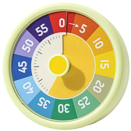 Generico Klass visuell timer - barnkontoklocka, 60 minuters digital timer, hanteringsverktyg | perfekt planeringsassistent för läraren Sop
