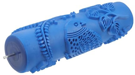 DOITOOL Rubber Paint Roller Patterned Texture Roller for Wall Embossing and Decorative Painting in Wall Materials