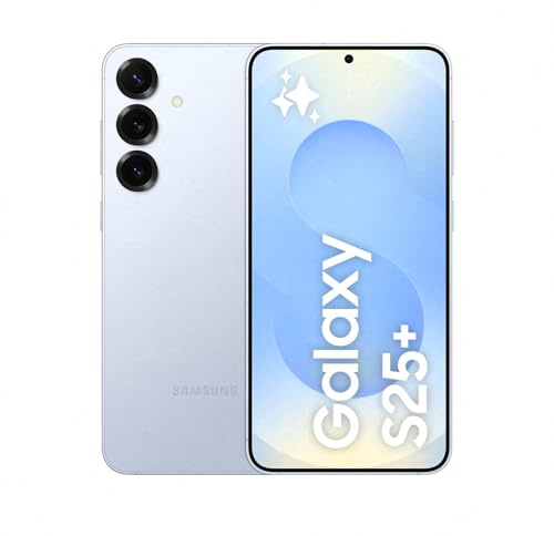 Samsung Galaxy S25+ AI Smartphone, Galaxy AI, 12GB Memory, 256GB Storage, 50MP Camera, Icy Blue, 3 Year Manufacturer Extended Warranty (UK Version)