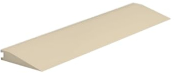 Roppe Rolling Traffic Transition Profile #73, Parchment, 9/32 H X 9' L X 3-3/16 W