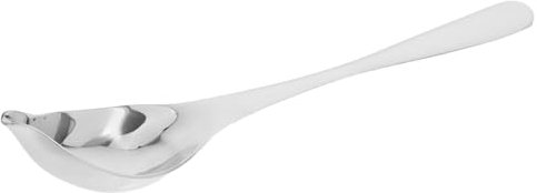 IMIKEYA cucchiaio da salsa in acciaio inossidabile strumento per decorare torte e piatti cucchiaio decorativo per disegno cucchiaio di salsa acciaio inossidabile 304 Argento