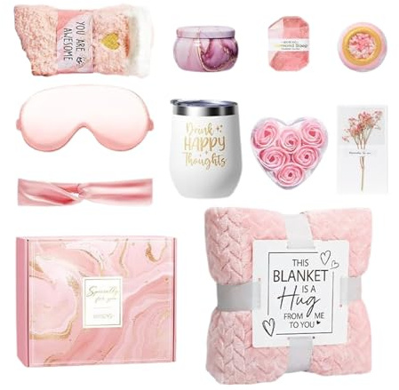 Nevalerra Set per Donna - Set completo di bellezza spa con lozioni Additivi da bagno profumate, per la cura delle mani e della pelle | per il relax, il benessere i