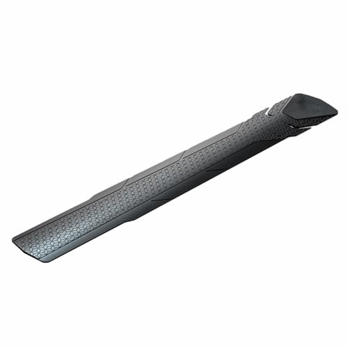 Helilyco Protector de marco de bicicleta, película de PVC para protección de cadena de bicicleta, color negro