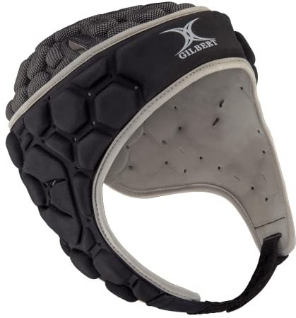 Gilbert Falcon 200 Herren Kopfschutz, Schwarz/silberfarben, XL