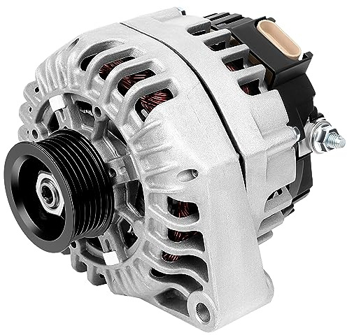 SCITOO Alternator Compatible with 3.4L for Chevrolet for Venture 2002-2005,for Oldsmobile for Silhouette 3.4L 2002-2004,for Pontiac for Montana 3.4L 2002-2005,12V 120Amp CW 6-Groove Pulley 13943