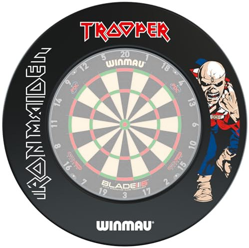 Winmau Iron Maiden Trooper Design Dartscheibe Surround
