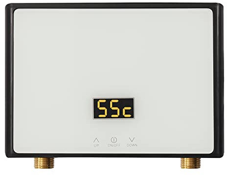 5.5KW Mini-Wassererhitzer 220V Mini Durchlauferhitzer Klein Durchlauferhitzer Tanklose für Küchen Bäder Restaurants Hotels