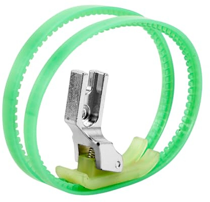 DOITOOL Dual Roller Presser Foot Sewing Machine Feet Multi-function Sewing Accessory for Household Use Suitable for Leather and Fabric