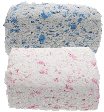 HEMOTON Papel de Cama para Hámster y Pequeños Animales Acolchado y Absorbente para Conejillos de Indias y Hámsters y Rojo
