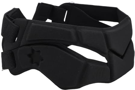HELEVIA Soccer Head Guard, Thick Resilient Foam Padding Protective Headgear with Elastic Band and Loop Fastener, for Football Baseball Sports Training