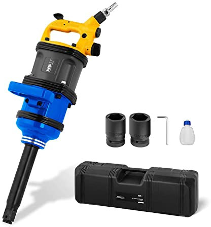 MSW Llave Neumática Para Ruedas De Camión Con 3.800 Nm MSW-ATW3800-36 (Velocidad De Giro De 2.300 RPM, Presión De 6,3 Bar, 3 Niveles De Potencia)