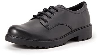 Geox J CASEY GIRL C, Zapatos para Niñas, BLACK, 39 EU