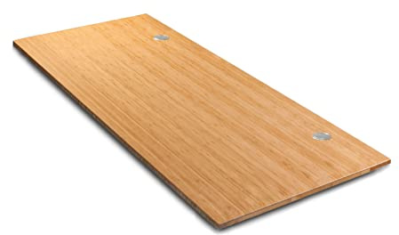 VWINDESK 72 x 30 x 1 Inch 100% Solid Bamboo Desk Table Top Only,for Standing Desk Home Office Desk with 60mm Grommets(Right Angle)