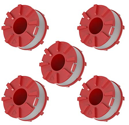 YWNYT Trimmer Ersatzspulen Ersatz Nylonspulen für EINHELL GE-CT 36/30 LI E SOLO, AGILLO 36/255 BL 18/200 Rasentrimmer Zubehör (5)