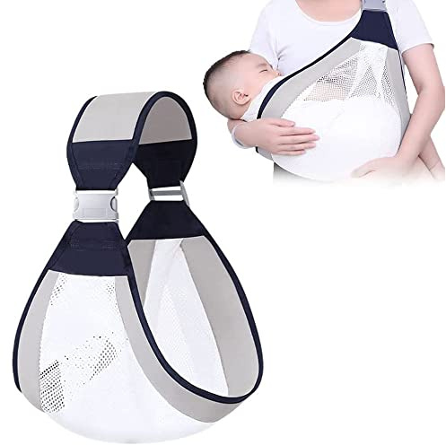 Atmungsaktive Tragetuch Baby mit Clip,Verstellbare Koala Tragetuch grau,3D Netzstoff Tragetasche Baby (Atmungsaktives Netz, grau)