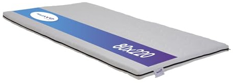 M line Surmatelas Wave - 80 x 220 cm - en Mousse Froide - Soutien Optimal - Respirant