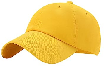 Toddler Sun Hat Toddler Baseball Hats for Boys and Girls(2-7 Years) Yellow