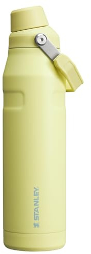 Stanley IceFlow Fast Flow Water Bottle 36 oz | Angled Spout Lid | Lightweight and Leakproof for Travel and Sports | Insulated Stainless Steel | BPA-Free | Pomelo
