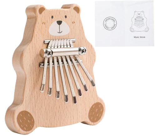 Piano pollice, strumenti musicali per bambini,Piano di a 8 tasti - Strumento portatile attività in età prescolare, giocattolo per l'apprendimento musicale per bambini per gli appassionati di principia