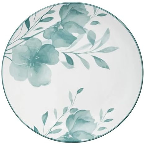 Secret de Gourmet - Lot de 6 Assiettes Plates Lily 26cm Blanc