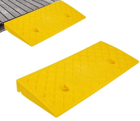 Rampe Per Marciapiedi, Rampe Per Auto, Rampa Per Sedie A Rotelle Portatile, Rampa Per Marciapiedi In Gomma Per Carichi Pesanti, Antiscivolo, In Gomma, Per Sedie A Rotelle, Scooter, Auto E Moto