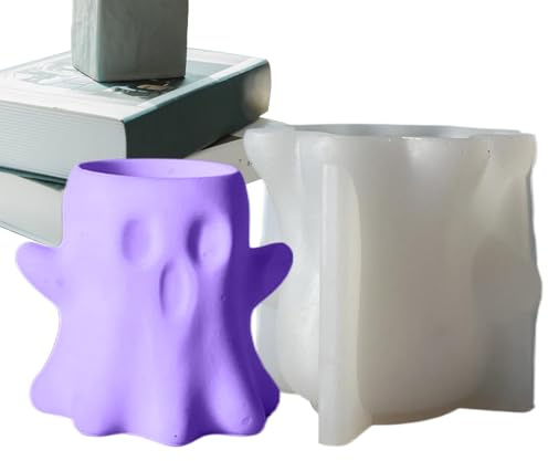 in silicone per candele fantasma, in resina siliconica per colata epossidica, fusione epossidica di Halloween, aromaterapia, sapone artigianale e colata gipeepossidica. Questi