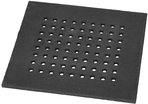 KOTARBAU® Kamingaller - Eldgaller - Gjutjärn - 38 x 35 cm - Svart - Askgaller - Gjutjärnsgaller - Kaminrost - Massivt för Kamin - Eldstad -Robust - för Öppen Spis