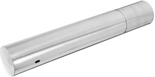 Mipcase Silver Alloy Document Storage Tube 30x5cm with Diploma Case for Birth Certificate, Graduation Certificate, Poster Mailing and File Roll Holder, Office Document Organizer