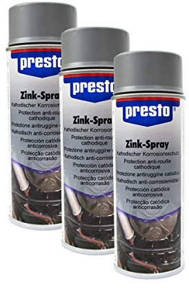 Presto 3X 308035 ZINKSPRAY Spray KALTVERZINKUNG KORROSIONSSCHUTZ EISENMETALL 400