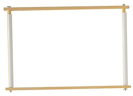 JISADER Tapisserie en Bois Défilement Broderie Cadre Point de Croix Bricolage Artisanat Outils de Couture, 39x48cm