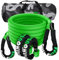 Rhino USA Kit de Récupération de Corde Cinétique 13,000 kg - 2.2 cm x 9 m - Sangle Remorquage Voiture Tout-Terrain avec 2 Manille Treuil 4x4 pour UTV ATV LKW Tracteur Camion Quad - Vert