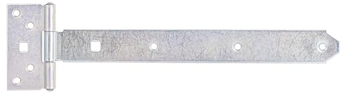 Alberts 844356 Kreuzgehänge | mit verpresstem Stift | galvanisch verzinkt, Dickschichtschutz | Band 292 x 34 mm | Scharnier 90 x 45 mm | 10er Set