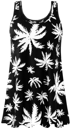 vislivin Débardeur pour Femme avec Soutien-Gorge Intégré Caraco Fluide Top D'été Décontracté Debardeurs sans Manches Tee Tank S-4XL