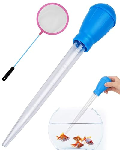 JUKOTA Multifunction Pipette, propipette Capacity 30 ml, 28.5 cm, Pour Nourrir les poissons et les tortues, attraper les petits poissons et crevettes et nettoyer l'aquarium