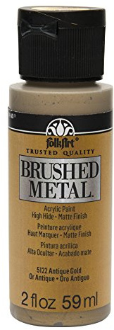 Folkart Acrylic Paint, Gold, 2 oz
