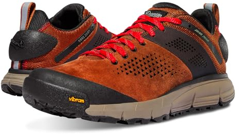 Danner Men's Trail 2650 3 Hiking Shoe, Brown/Red - 11 EE
