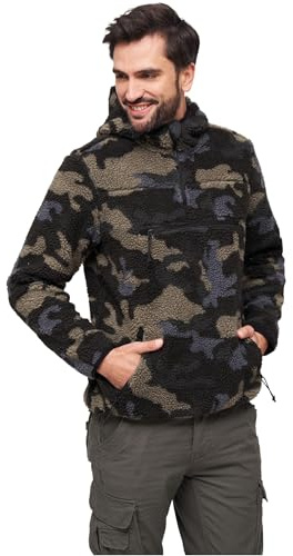 Brandit Teddyfleece arbetströja, Darkcamo, 7XL