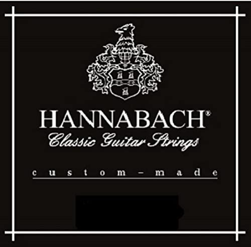 Hannabach klassiska gitarrsträngar Serie 728 High Tension Custom Made G3 Carbon - Set med G3 Carbon - 728HTG3C