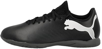PUMA Mens Future 7 Play Turf Trainer Soccer Cleats, Mens Black Mens White, 12