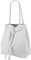 SH Leder ® Damen Echt Rindleder Shopper mit schleife und Innentasche in vielen Farben Schultertasche Henkeltasche 29x33cm Sandra G535 (Weiss)