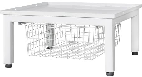 osoltus Waschmaschinen Untergestell Metall Sockel | Erhöhung für Waschmaschine oder Trockner mit Schwingungsdämpfer Soft Stand 150kg