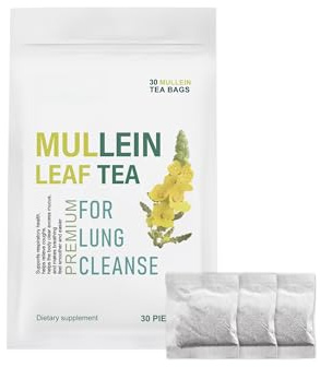 Té De Hojas De Gordolobo: Bolsitas De Té Prácticas For Aliviar La Garganta Y Mejorar La Respiración.