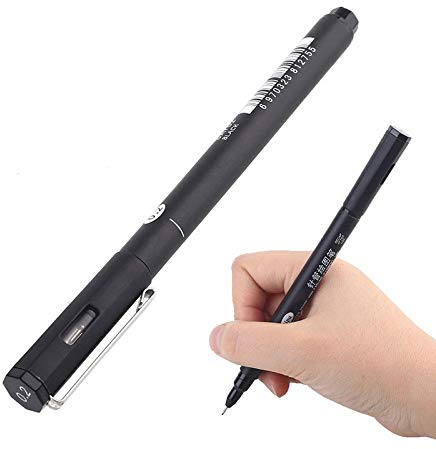 Fina linjepennor i 7 storlekar, fineliner, svart 0,05 mm – 0,8 mm, markörvattentätt pigmentfoder för skissning, konstnärsillustration, kontorsdokument