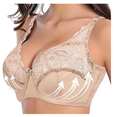 PJRYC Le Donne di Big Size Bras Spingono su Senza Biancheria Intima della Staffa per Le Donne Sexy Ultrathin Brassiere Trasparente (Color : 37, Cup Size : 36C)